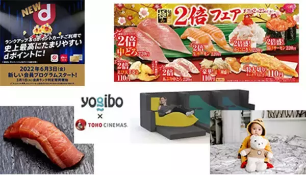 dポイントクラブの特典変更に注目！ くら寿司のお得な2倍フェアや約3000円引きの寿司食べ放題も