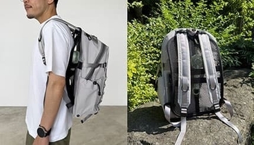 リュック派必見 背中にハンディファンがつけられるパネルで暑い季節を乗り切ろう！ MILESTOの背面メッシュパネル