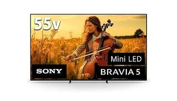 BRAVIA 5「K-55XR50」が強い！　2025年12月の4Kテレビ人気ランキングTOP10　2026/1/13