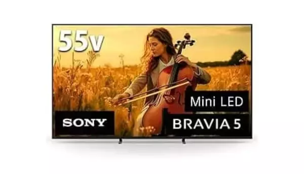 BRAVIA 5「K-55XR50」が強い！　2025年12月の4Kテレビ人気ランキングTOP10　2026/1/13