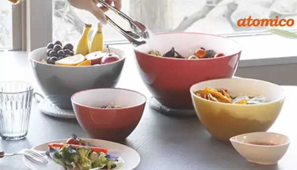 これ一つで調理から食卓まで、お洒落な「atomico 耐熱レンジボウル」
