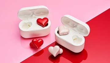 ハート型のワイヤレスイヤホンがPRO仕様に！汐れいらさんともタイアップ！SNSキャンペーン参加で新製品が当たる！
