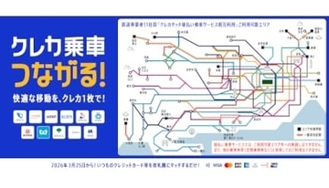 「クレカ」後払い乗車サービスの相互利用開始！　関東鉄道事業者11社局54路線で