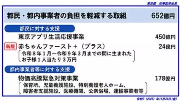 東京都独自の支援策「赤ちゃんファースト」は子育て世代の生活を支えられるのか？