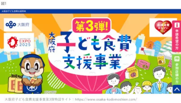 米や食料品の給付する「大阪府子ども食費支援事業」の第三弾がスタート！