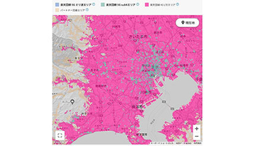 楽天モバイル、サービスエリアマップ更新　5Gエリア拡大