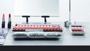 Lofree「Lipstick」キーボードとテンキーパッドが日本上陸！ 名作リップから着想したデザイン