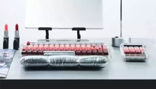 Lofree「Lipstick」キーボードとテンキーパッドが日本上陸！ 名作リップから着想したデザイン