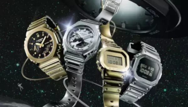 耐衝撃ウオッチG-SHOCKからメタルライクな「FINE METALLIC SERIES」
