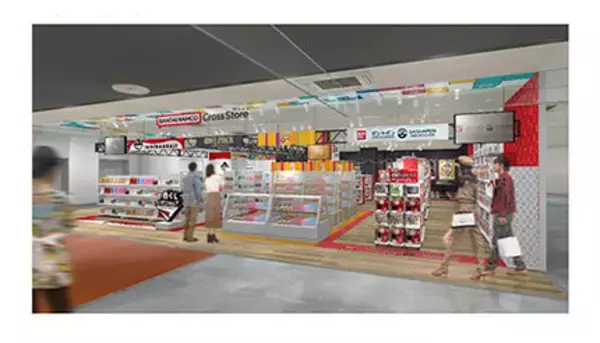「大阪・心斎橋に「バンダイナムコ Cross Store」オープン、オフィシャルショップが集結」の画像