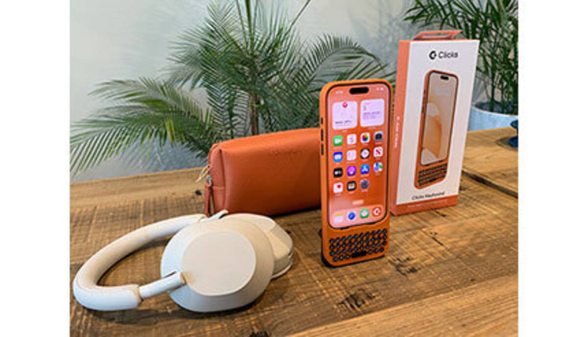 古くて新しい？iPhone一体型モバイルキーボード「Clicks keyboard」の 