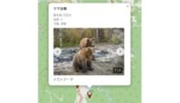 クマ被害防止に！ 全国対応の目撃情報共有マップ「くまっぷ」公開