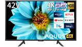 「今売れてる4Kチューナー搭載テレビTOP10、シャープがTVS REGZAを逆転、42型AQUOSが7週ぶり首位　2022/11/27」の画像1