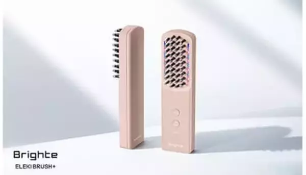 Aiロボティクスのブラシ型美顔器「ELEKI BRUSH＋」に新色ピンクが登場！