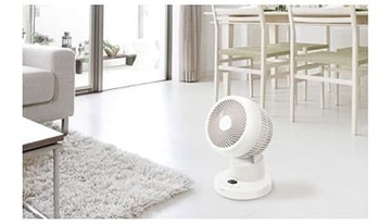 エアコンと併用で一年中活躍するサーキュレーター、上下・左右同時の「立体首振り」機能搭載
