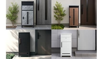 玄関に映える！ 荷物の有無が一目で分かる「スリット窓付き宅配ボックス」がタンスのゲンから