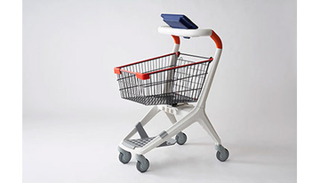 新時代の買い物体験、ショッピングカートにセルフレジ機能を搭載した「Retail AI スマートショッピングカート」