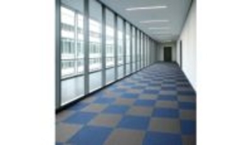 消防法対応の「防炎タイルカーペット」がタンスのゲンから、オフィス・店舗・施設に使える