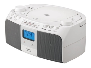 大きなダイヤルで簡単操作、ワイドFM対応で防災にも活躍する小泉成器のCDラジオ「SAD-4706／H」