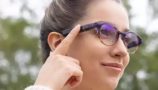 AI機能に簡単アクセス フレーム着せ替え＆度付き対応 SOLOSのスマートオーディオグラス「AirGo3」