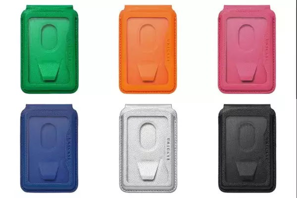 推しのカードやチェキを「魅せる」MagSafe対応スマホスタンド カラバリも6色