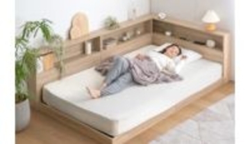 新生活に最適！ タンスのゲン「L字収納付きベッド」ですっきり整理