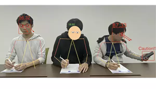 AI試験官登場でもうカンニングは無理？　不審な視線や行きをAIで監視、ユーザーローカル