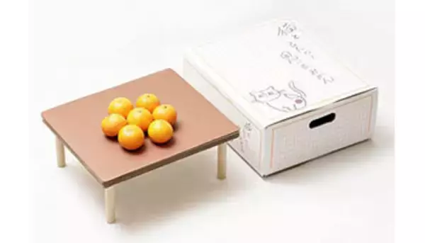 中田鶏肉店、日本初ネコ専用こたつ付きみかんの予約受付を開始