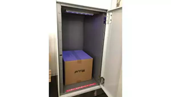 宅配ボックス内をUV-LEDライトで除菌、フルタイムシステムがオプションユニット開発
