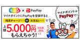 「PayPayからキャンペーン続々、マイナポイント登録で抽選で最大100万円当たる！」の画像1