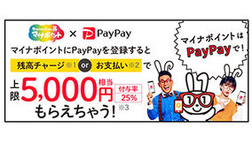 PayPayからキャンペーン続々、マイナポイント登録で抽選で最大100万円当たる！