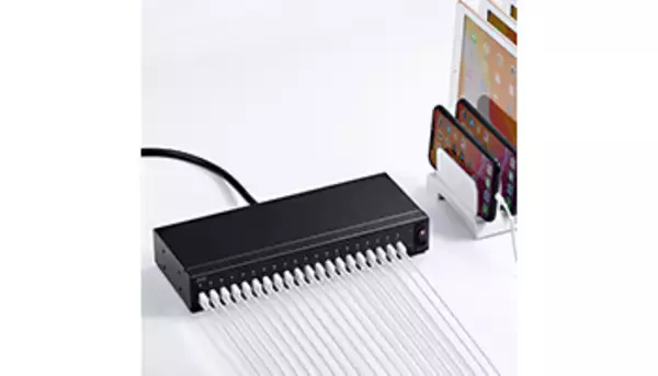 災害の備えにもなるUSB充電器、一気に20台の端末が充電可能な「700-AC030」