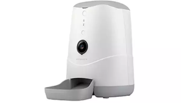 外出先でもペットを見ながら餌やりできる！　大容量スマート給餌器