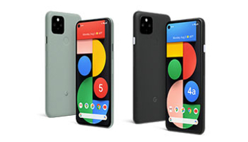 5G対応の「Google Pixel 5」は7万5000円、「Pixel 4a」は6万円から