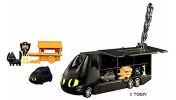明星 チャルメラ×トミカ50周年 くろネコカーおかたづけセット ｜トミカ