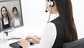 ヨドバシカメラが遠隔接客導入、「えんかくさん」をウォーターサーバー売り場で