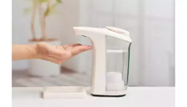 ドウシシャ、市販のアルコール消毒液が使える手指消毒用「自動ディスペンサー」