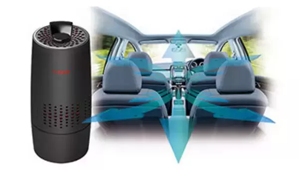 約6倍のスピードで除菌成分を車内に拡散、カーメイトの除菌・消臭機
