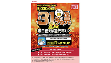 最大31％還元！　「iD」毎日使えば還元率アップ、本日スタート
