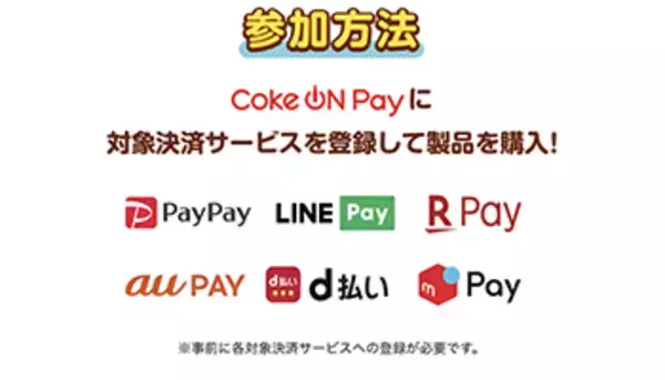 冬のCoke ON Pay祭り　主要スマホ決済サービス各社200円相当還元