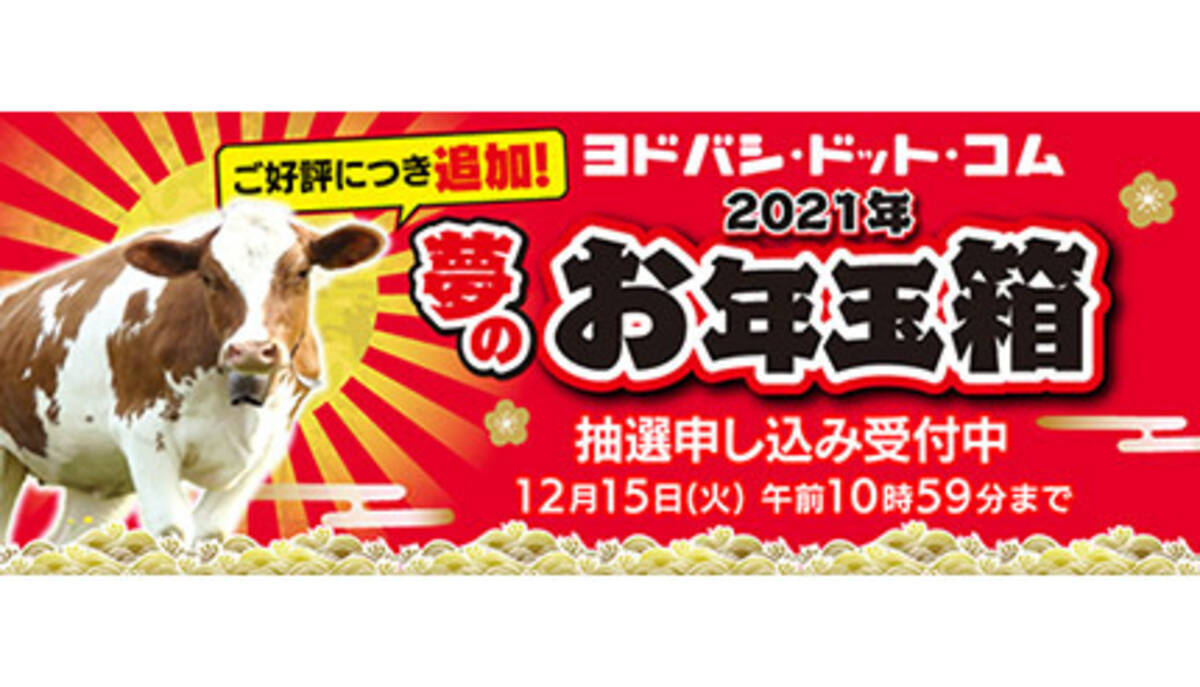 ヨドバシ Com 夢のお年玉箱21 の追加販売 明日10時59分まで 年12月14日 エキサイトニュース