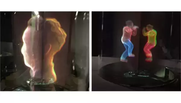 裸眼で立体映像を見る、リコーが現実空間に全方位映像を映し出せる投影装置を開発