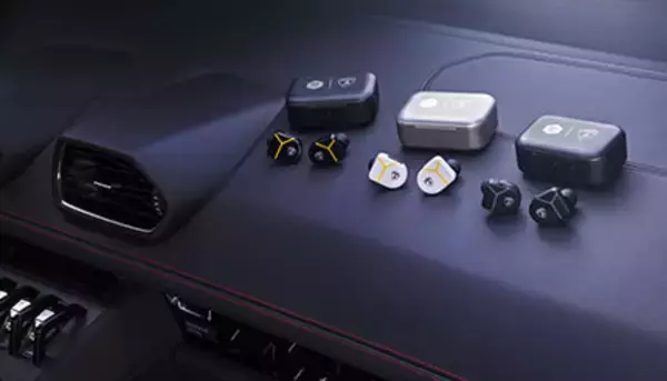 「ランボルギーニ」とコラボした完全ワイヤレスヘッドホン、ビックカメラとヨドバシカメラで販売