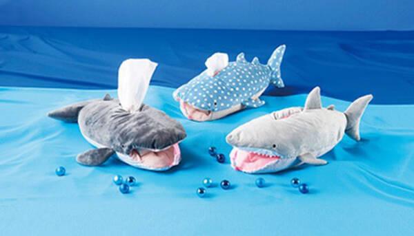 可愛くて便利 サメのティッシュケース ヴィレヴァンで販売開始 21年3月29日 エキサイトニュース