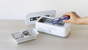 電響社、UV除菌と超音波を合わせた洗浄器　マスクもスマホもOK