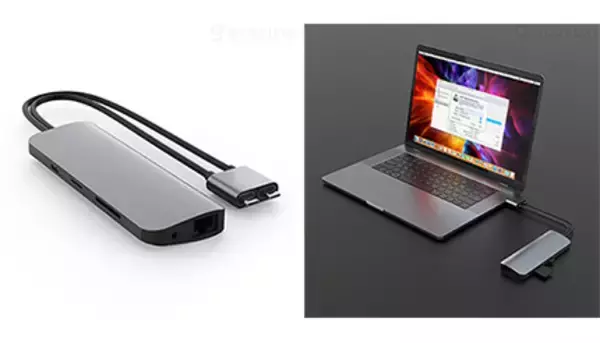 スリムボディで10ポート拡張！　GlotureからMacbook向けのUSB-Cハブ