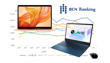 ノートPC市場でアップルが急伸！　販売台数シェアで2位に浮上