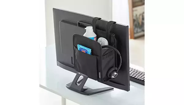デスク周りが超スッキリ！　サンワサプライからモニター裏収納背面ポケット
