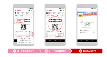 楽天ペイ、ココスとエルトリート540店舗で利用可能に