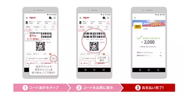 楽天ペイ、ココスとエルトリート540店舗で利用可能に